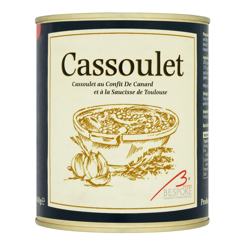 Traditional Cassoulet with Duck Confit & Sausages from Toulouse