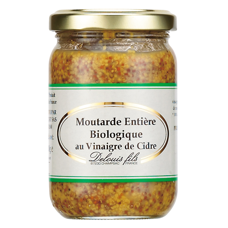 Organic Wholegrain Mustard with Cider Vinegar