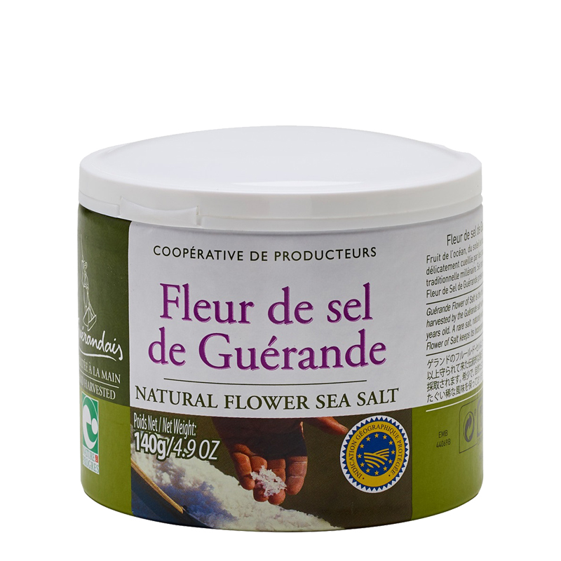 Fleur De Sel De Guérande in Tub - Natural Flower Sea Salt