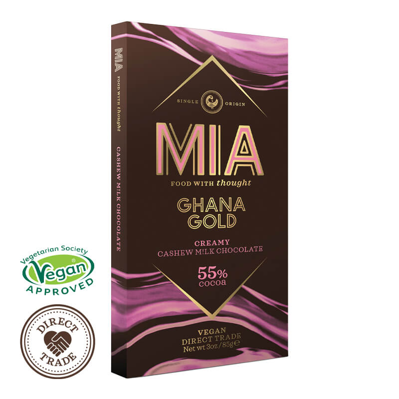 Creamy Cashew Vegan Milk Chocolate 55% Cocoa