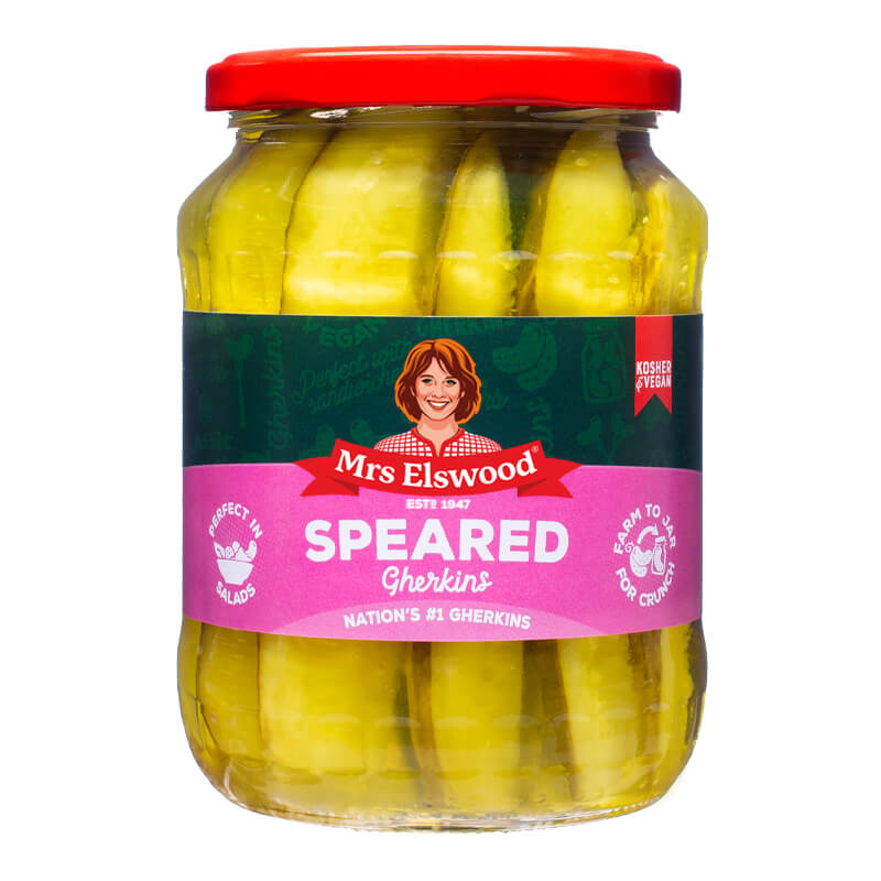 Speared Gherkins