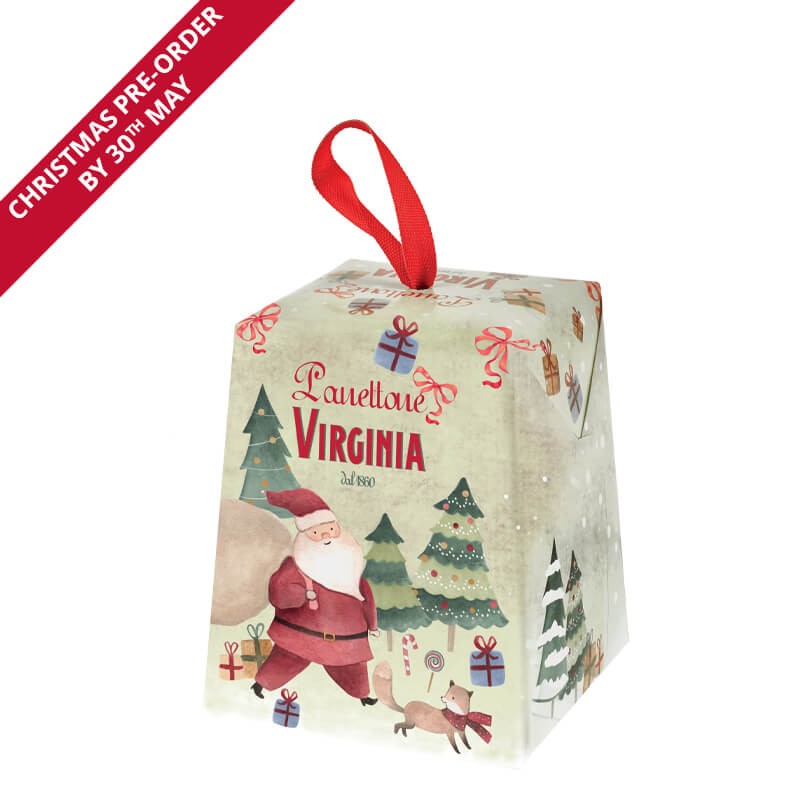 Mini-Panettone in Santa hanging gift box (Pre-Order Only)