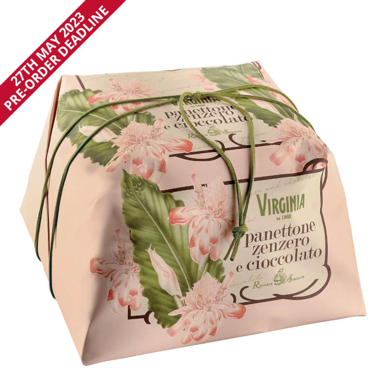 Hand-wrapped Candied Ginger & Chocolate Panettone (Pre-Order Only)