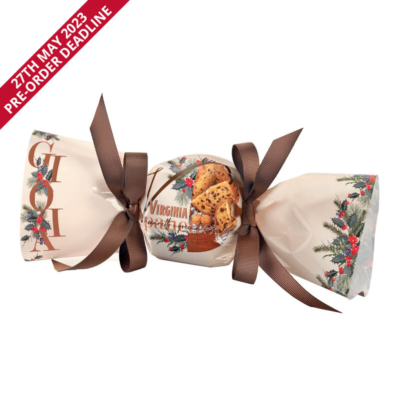Amaretto & Chocolate Panettone in Bon Bon gift wrap (Pre-Order Only)