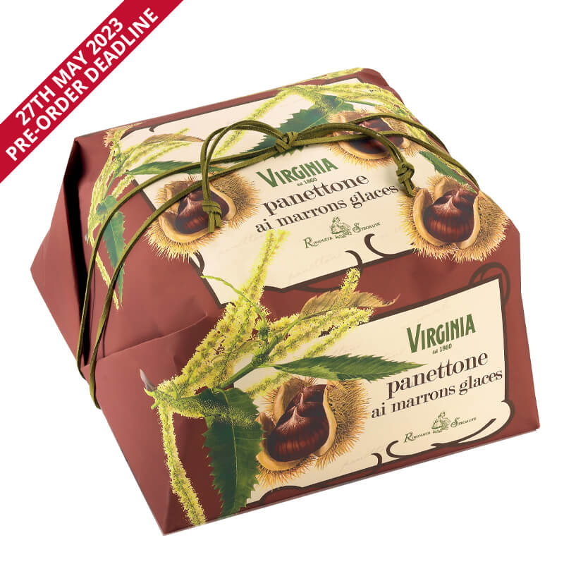 Hand-wrapped Marron Glaces Panettone (Pre-Order Only)