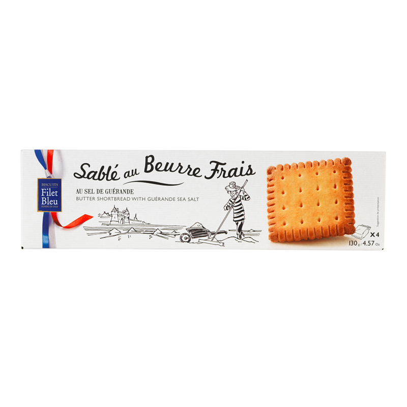 Sable au Beurre Frais - Butter Shortbread with Guerande Sea Salt