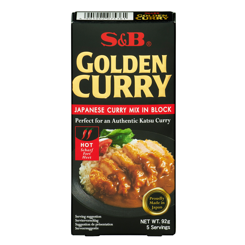 Golden Curry Japanese Curry Sauce Mix in Block - Hot