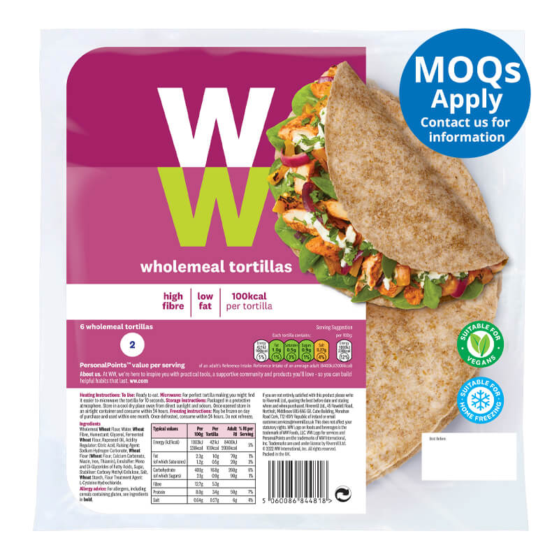 Wholemeal Tortilla - Long Life