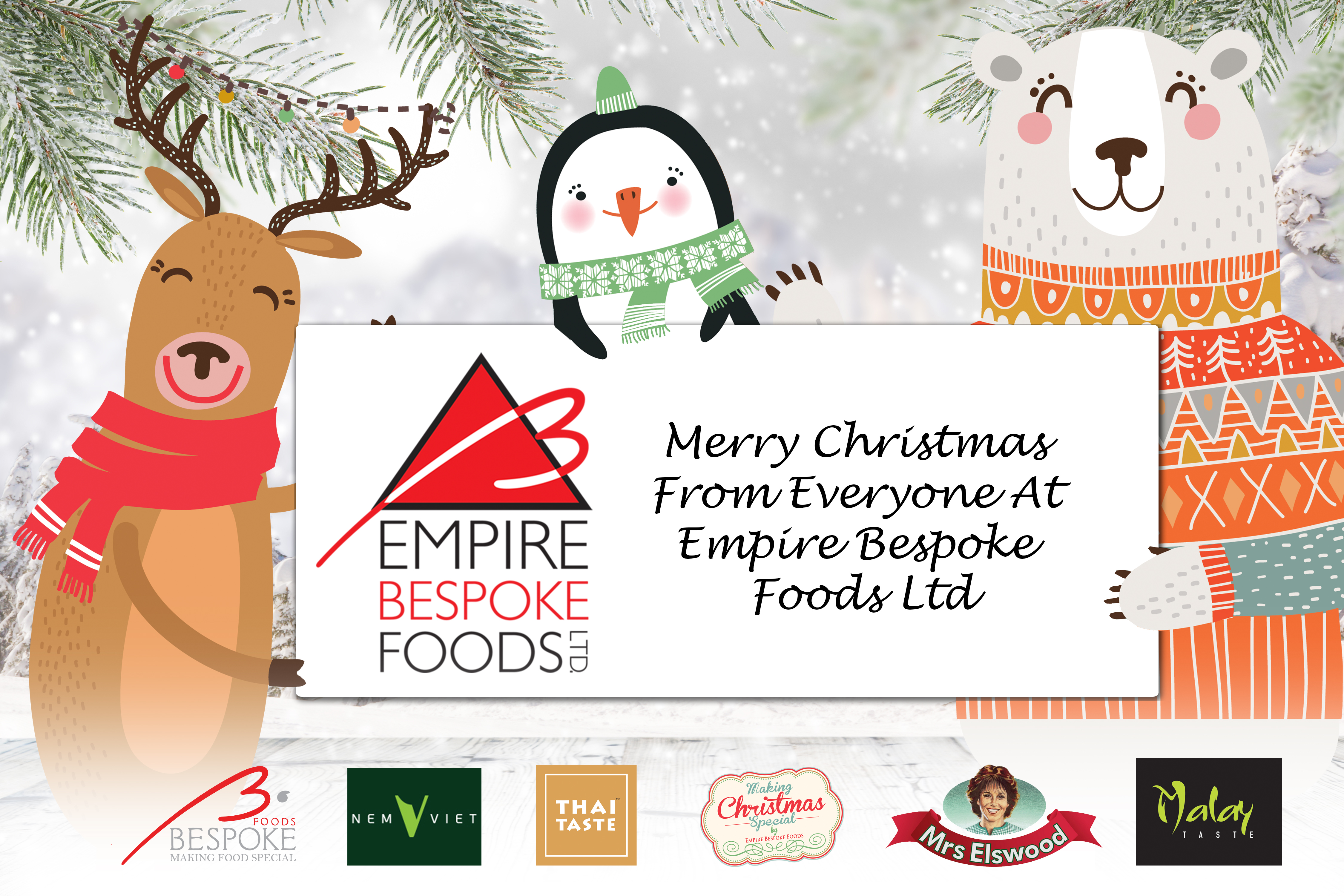 Merry Christmas Empire Bespoke Foods Ltd Importer Distributor