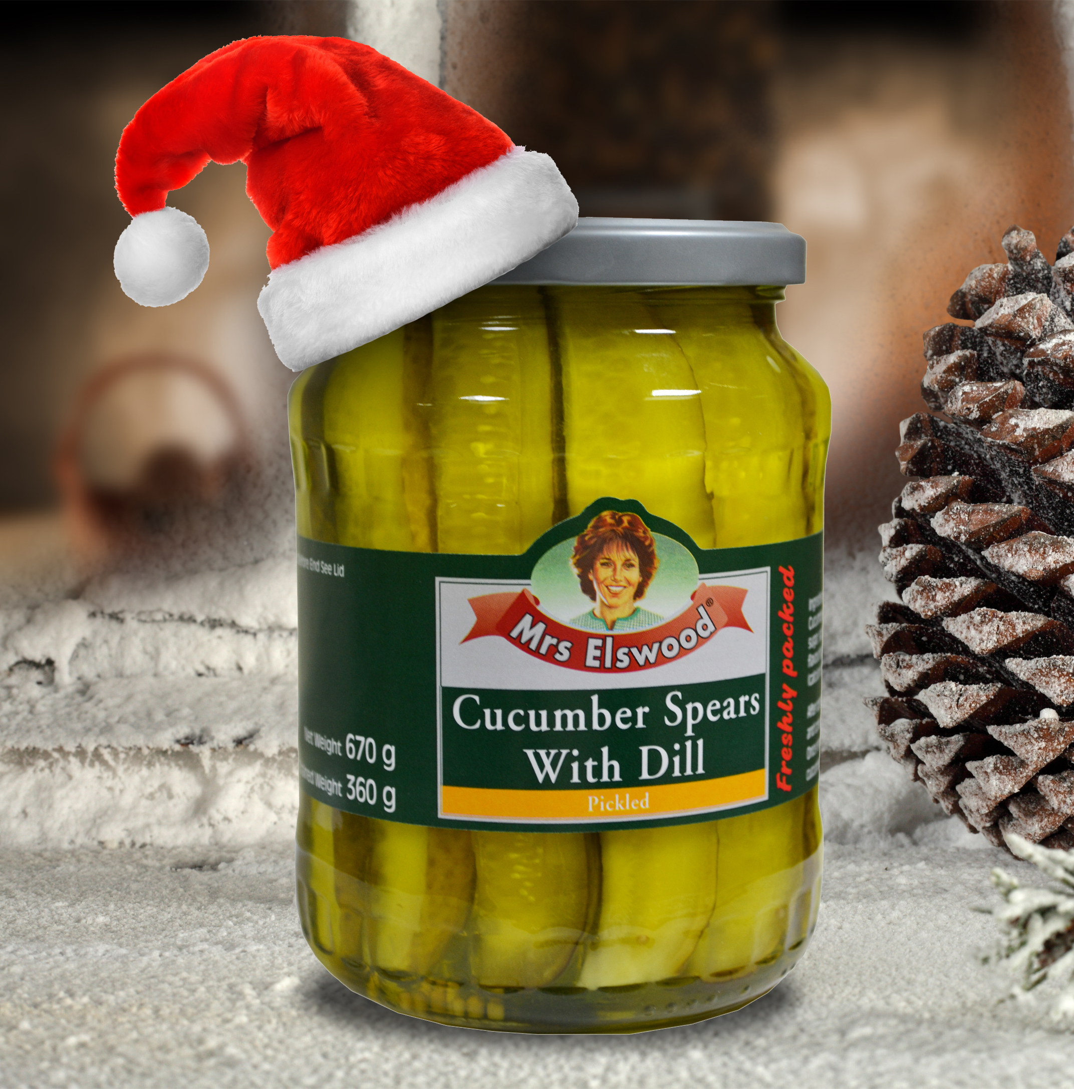 Mrs Elswood Pickled Cucumbers Christmas