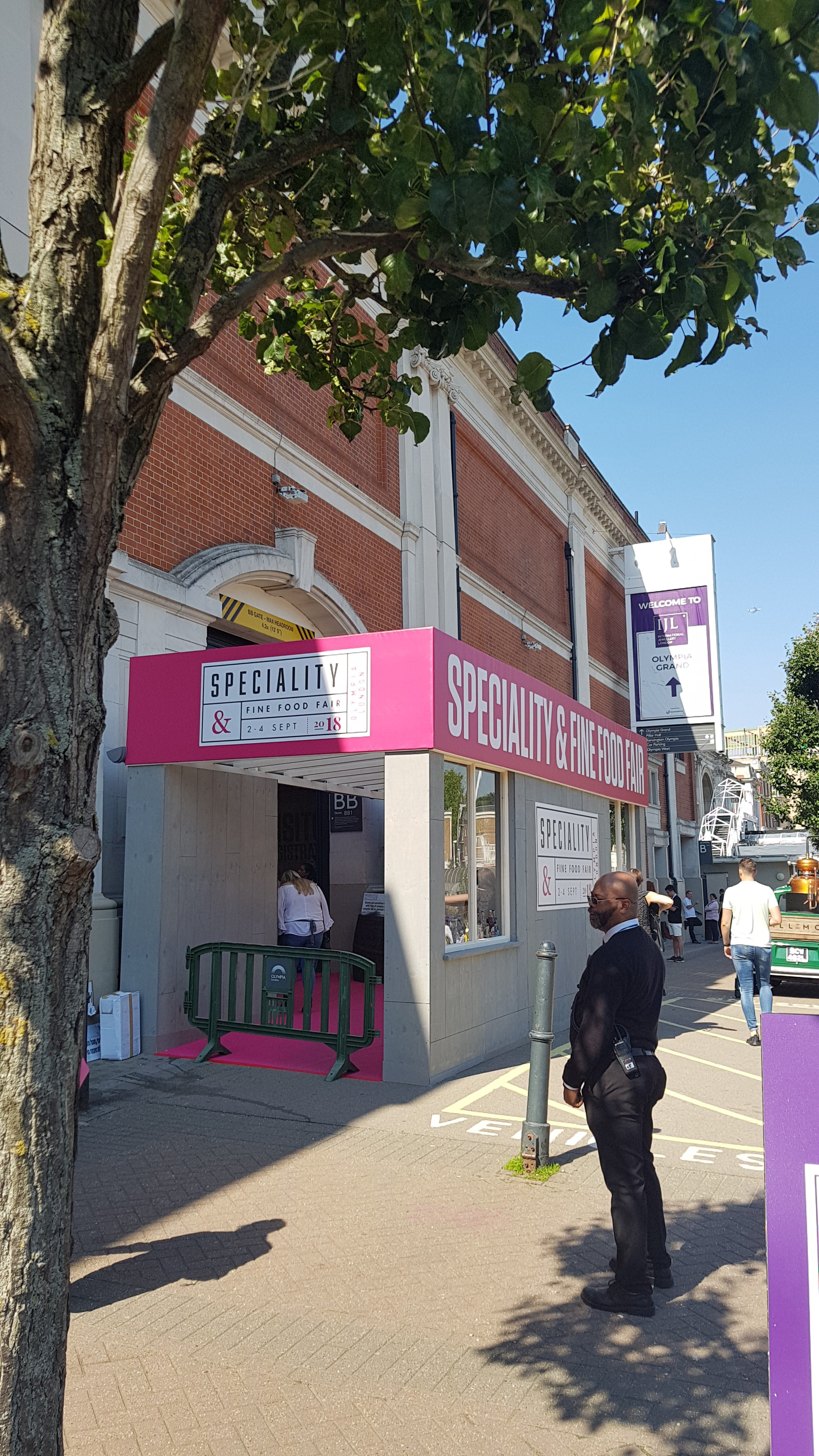 Speciality & Fine Food FAir entrance